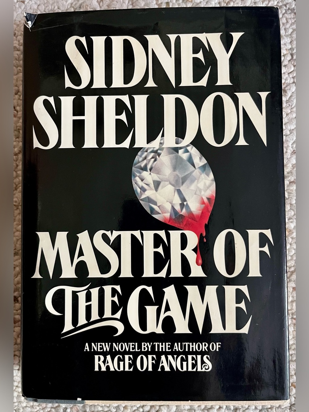 Master of the Game by Sidney Sheldon, First Edition Hardcover w/ Dust Jacket